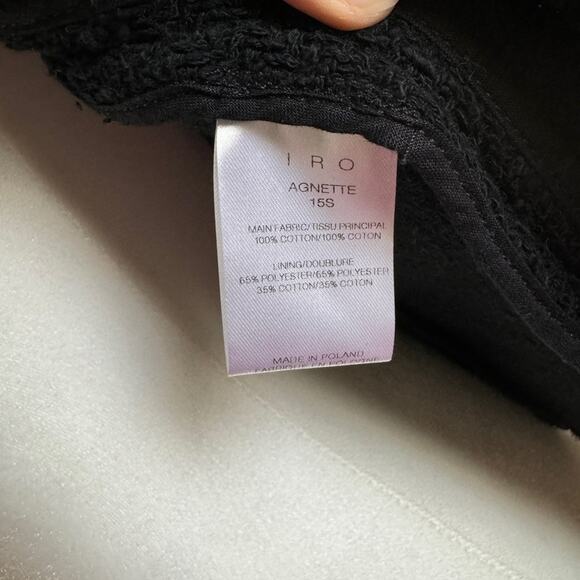 IRO Agnette Tweed Jacket - Size 36 (US 4/6) - Picture 9 of 12